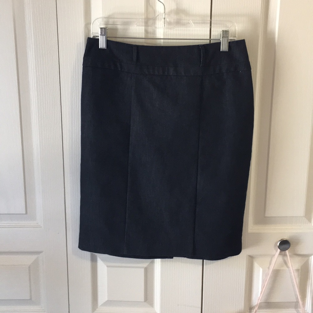 Dark denim skirt